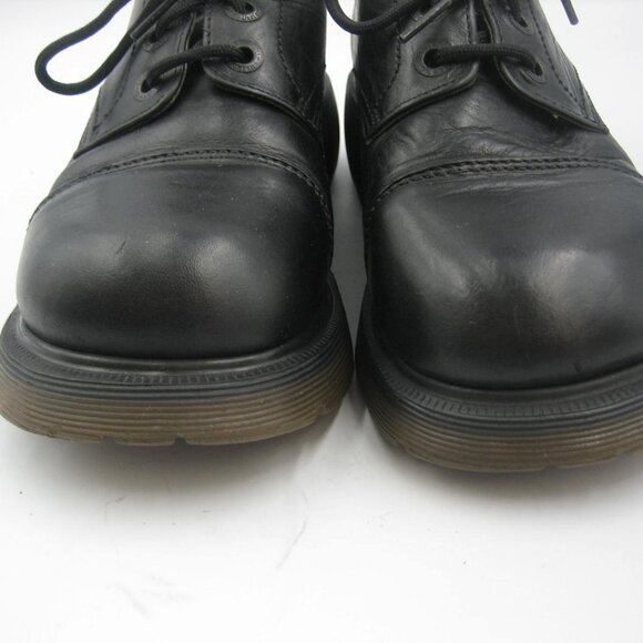 Dr. Martens Vintage Black Leather Derby Oxford 8309 England Women’s UK 6 US 8 - Picture 3 of 13